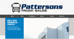 Desktop Screenshot of pattersonhorseboxes.co.uk